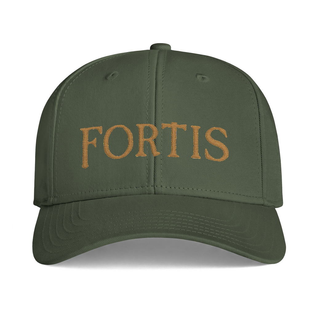 FORTIS Gold Embroidered Baseball Hat
