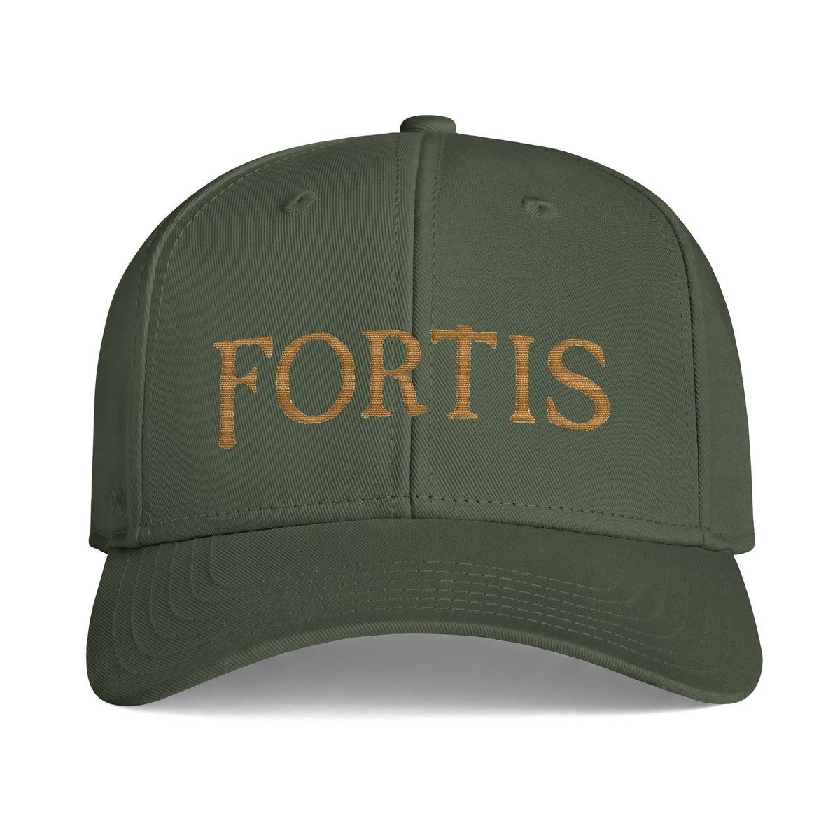 FORTIS Gold Embroidered Baseball Hat