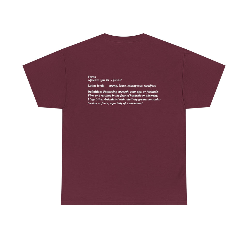 Fortis Definition T - Bold Latin-Inspired T-Shirt - Color Selection 2