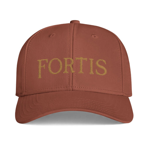 FORTIS Gold Embroidered Baseball Hat