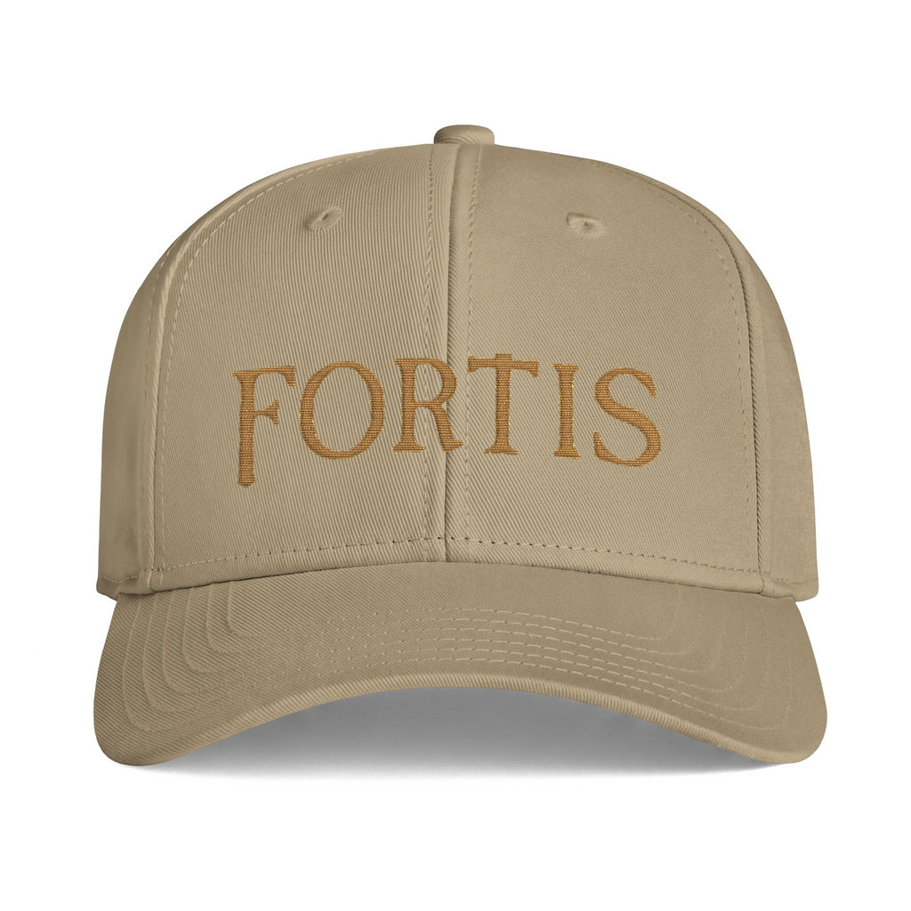 FORTIS Gold Embroidered Baseball Hat