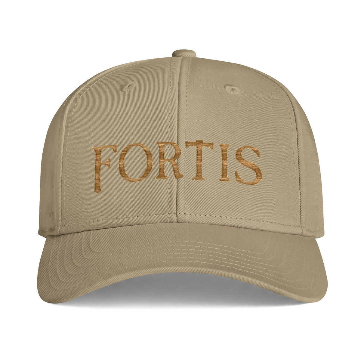 FORTIS Gold Embroidered Baseball Hat