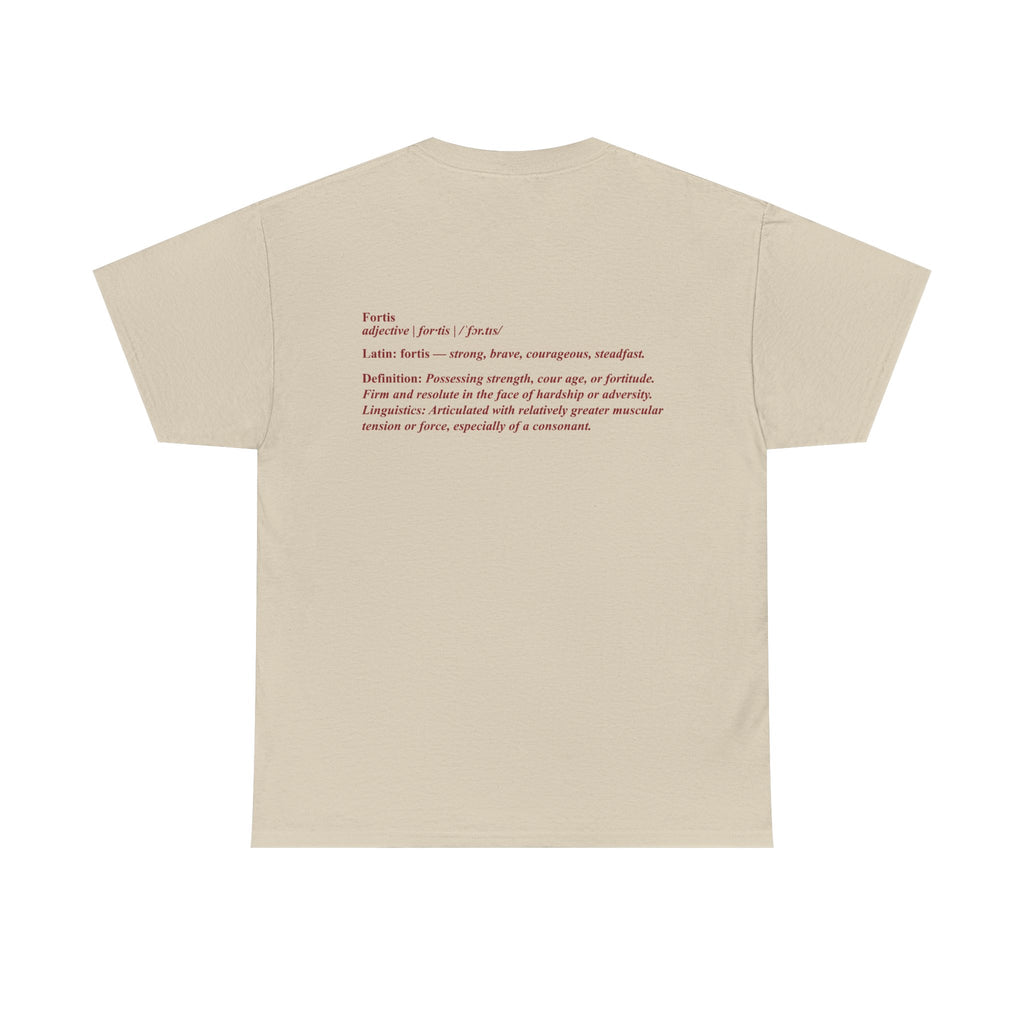 Fortis Definition T - Bold Latin-Inspired T-Shirt - Color Selection 2
