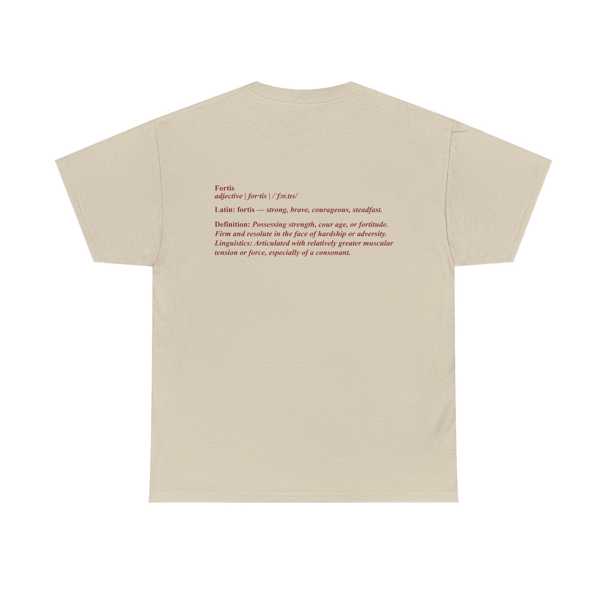 Fortis Definition T - Bold Latin-Inspired T-Shirt - Color Selection 2