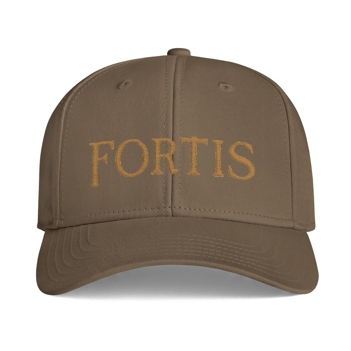 FORTIS Gold Embroidered Baseball Hat
