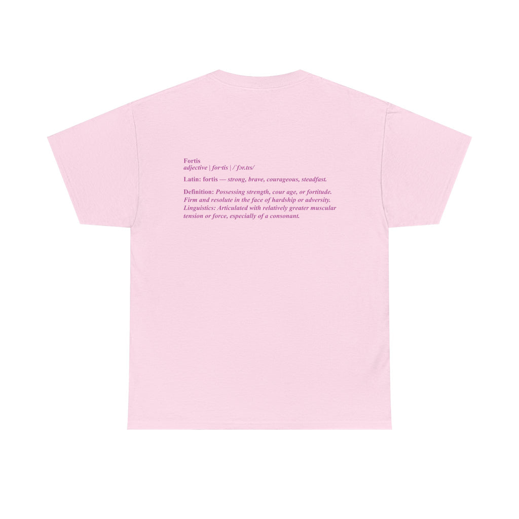 Fortis Definition T - Bold Latin-Inspired T-Shirt - Color Selection 2