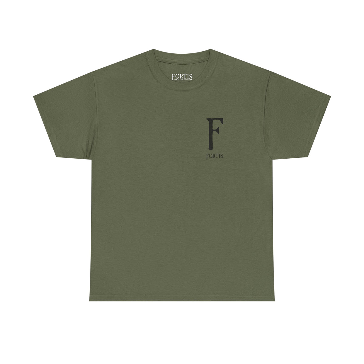Fortis Societas T - Latin Logo "F" T-Shirt Selection 1