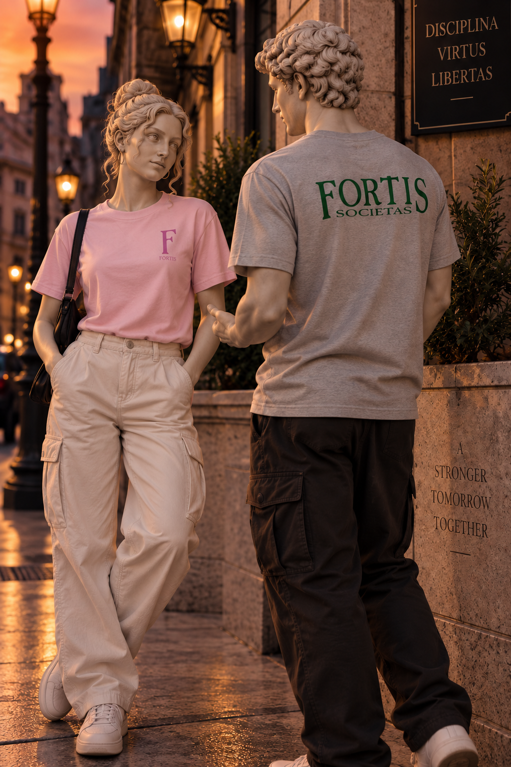 Fortis Societas T - Latin Logo "F" T-Shirt Selection 2