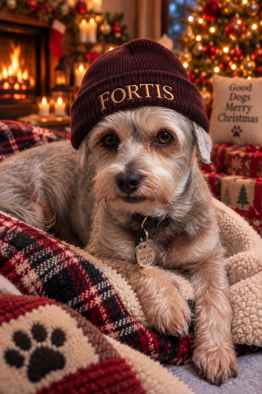 Fortis Embroidered Cuffed Beanie