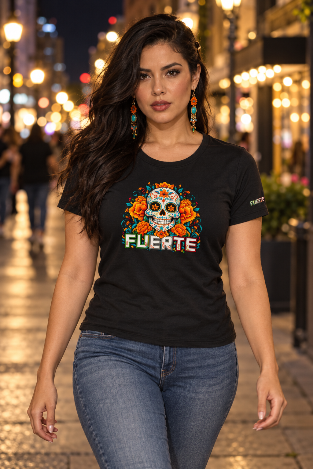 FUERTE Dia De Los Muertos (Marigold) Tee